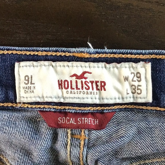 GUC 9L Hollister 29W Cut off Denim Shorts - Picture 4 of 5
